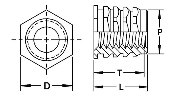 PHZ Press-in Hex Inserts - Image 3