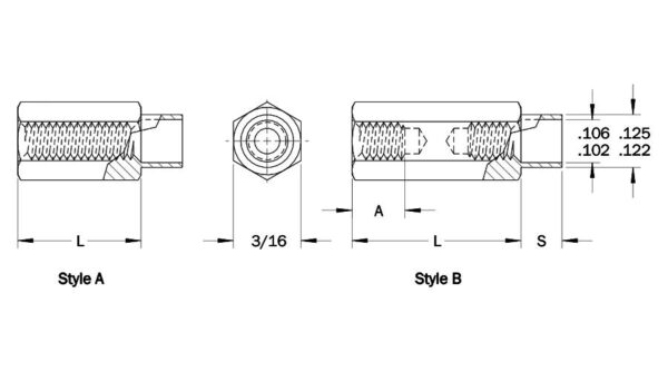 HSST Hex Swage Standoffs - Image 6