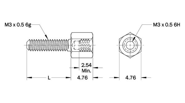 HJS 4.76MM Hex Jack - Image 2
