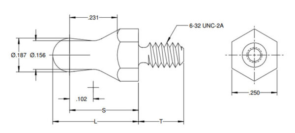 INCH | BS10 Male Thread Ball Studs - Image 2