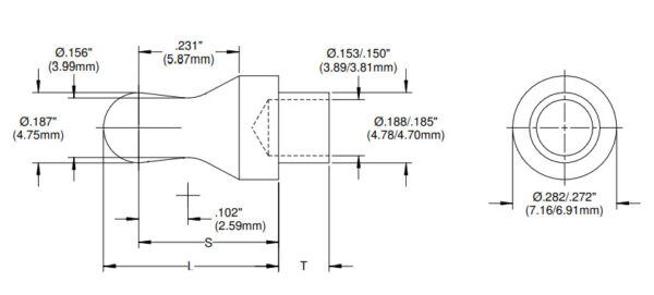 INCH | BS13 Swage-In Ball Studs - Image 2