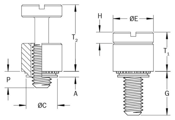 CV Panel Fastener Assembly - Image 2