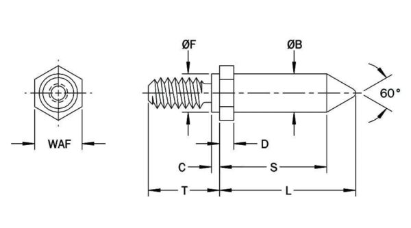 GM Male Thread Guide Pins - Image 2
