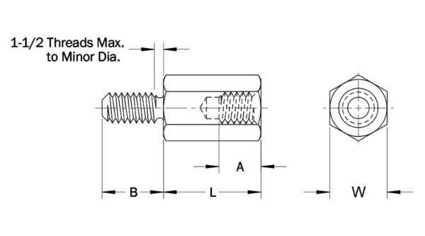 HMF Hex Male-Female Standoffs - Image 2
