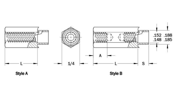HSST Hex Swage Standoffs – Binding - Image 4