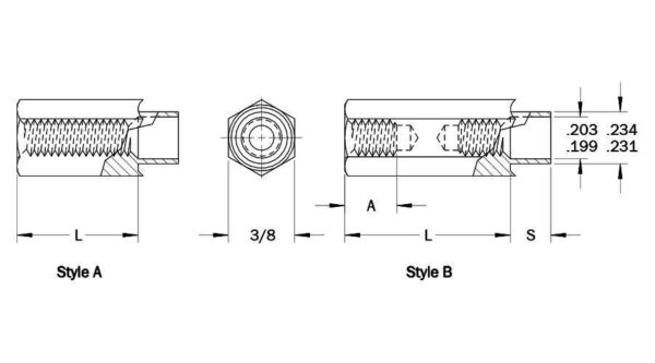 HSST Hex Swage Standoffs – Binding - Image 3