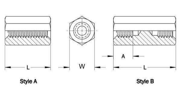 HST Hex Female-Female Standoffs - Image 2