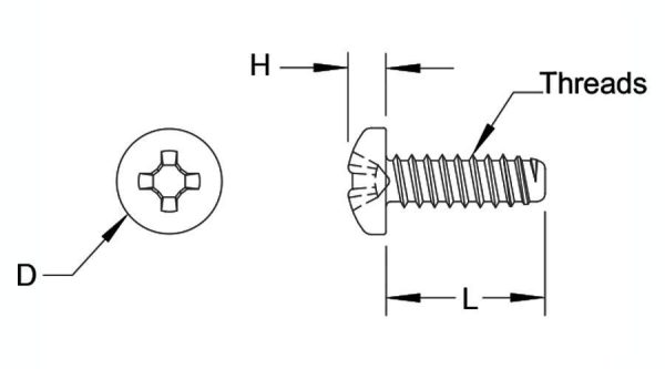 Slotted Pan Head - Image 2