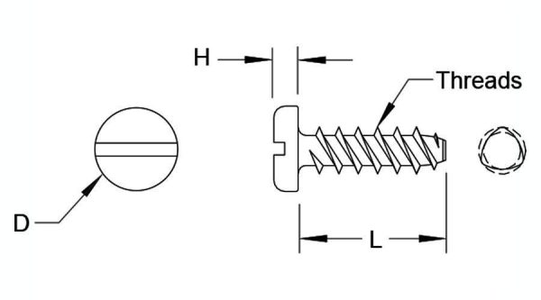 Slotted Pan Head - Image 2