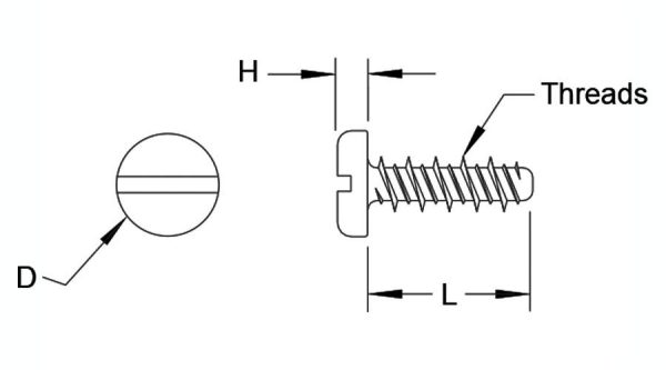 Slotted Pan Head - Image 2