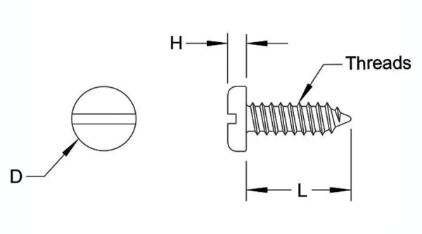 Slotted Pan Head - Image 2