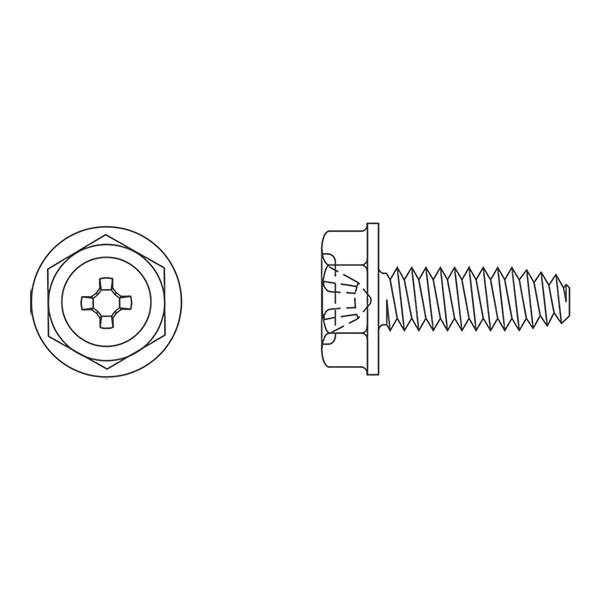 Cabeça Sextavado Recuado Arruelado – Tipo TA